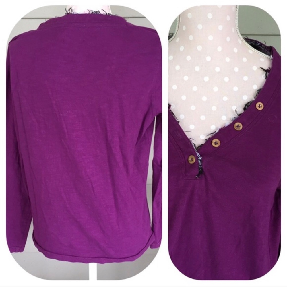 Cruel Purple Long Sleeve Top XL - Picture 3 of 4